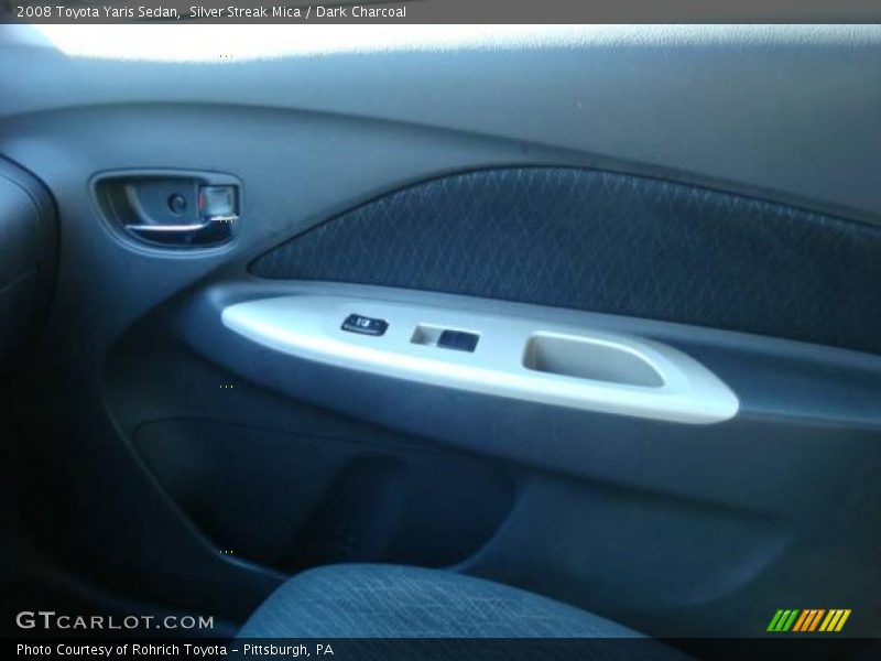 Silver Streak Mica / Dark Charcoal 2008 Toyota Yaris Sedan