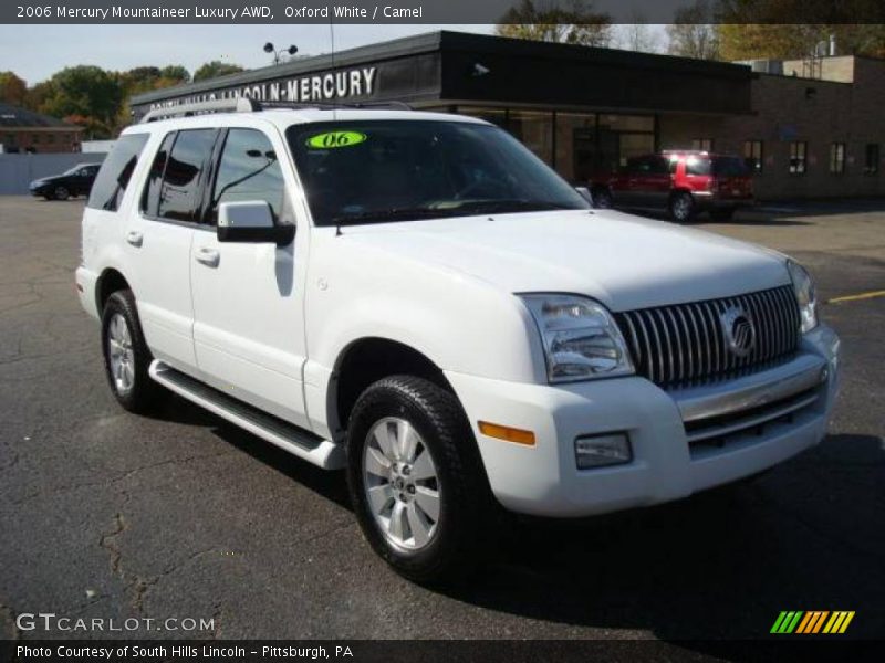 Oxford White / Camel 2006 Mercury Mountaineer Luxury AWD