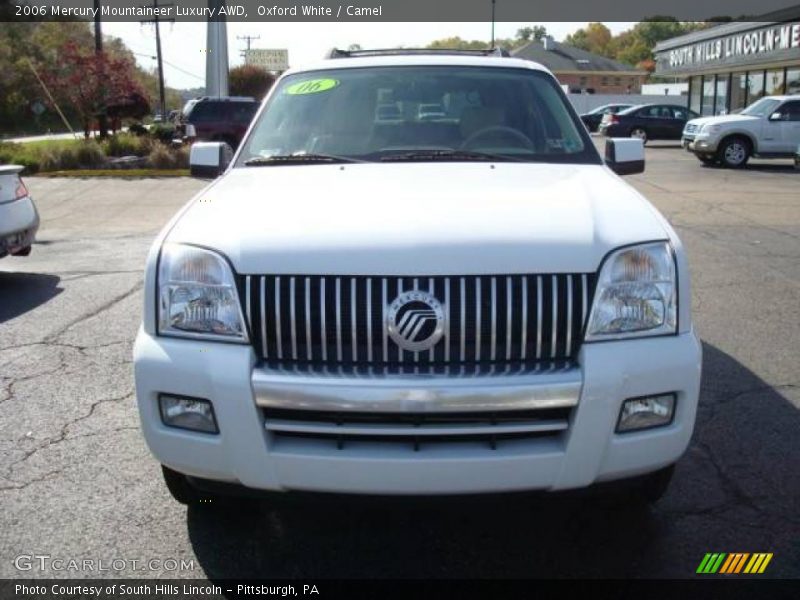 Oxford White / Camel 2006 Mercury Mountaineer Luxury AWD