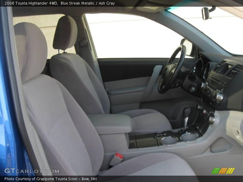 Blue Streak Metallic / Ash Gray 2008 Toyota Highlander 4WD