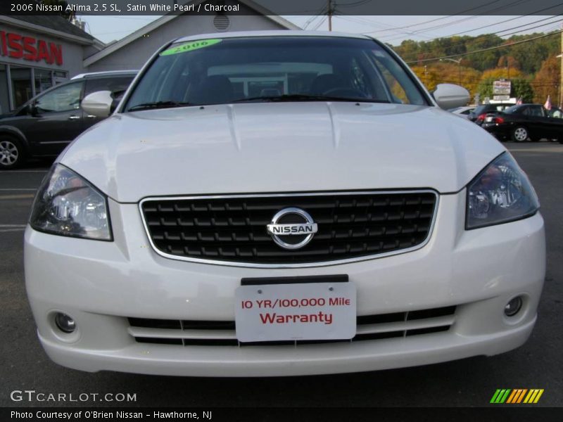 Satin White Pearl / Charcoal 2006 Nissan Altima 2.5 SL