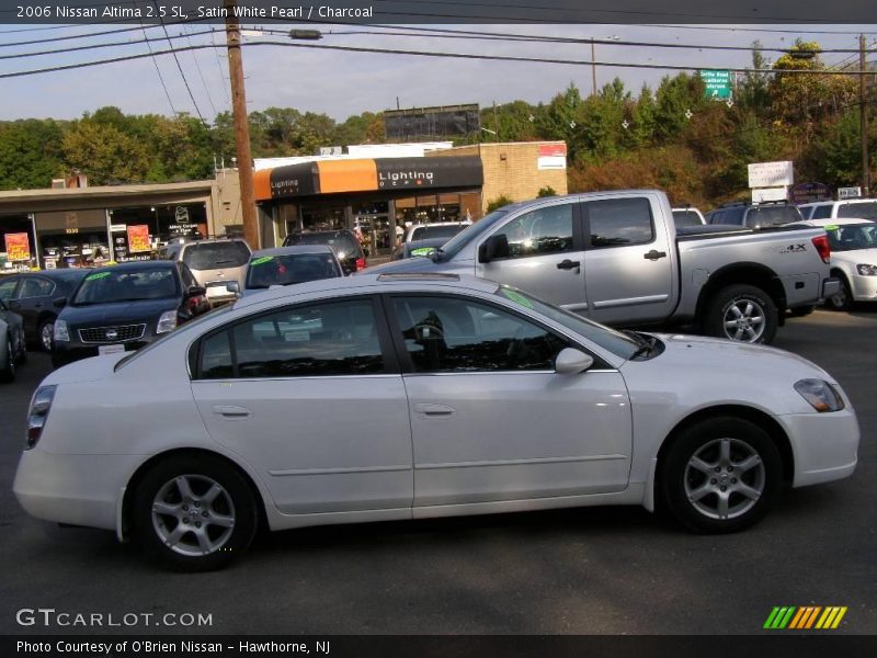 Satin White Pearl / Charcoal 2006 Nissan Altima 2.5 SL