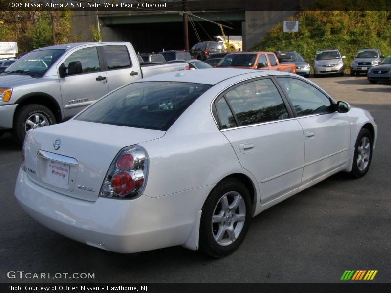 Satin White Pearl / Charcoal 2006 Nissan Altima 2.5 SL