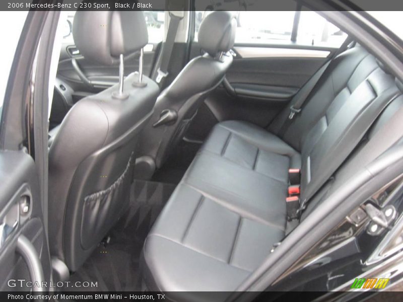 Black / Black 2006 Mercedes-Benz C 230 Sport