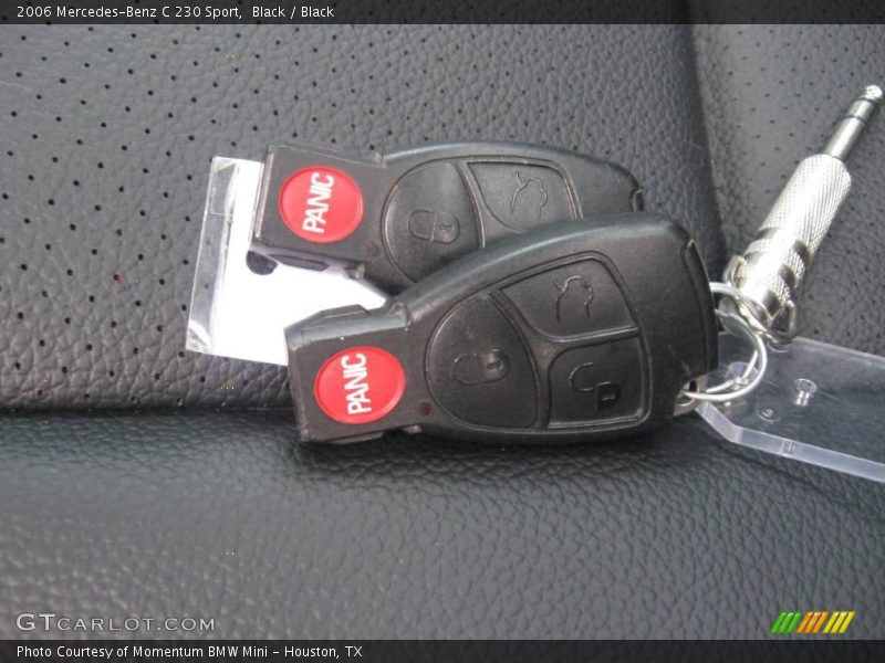Black / Black 2006 Mercedes-Benz C 230 Sport