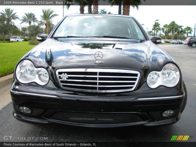 Black / Black 2006 Mercedes-Benz C 230 Sport