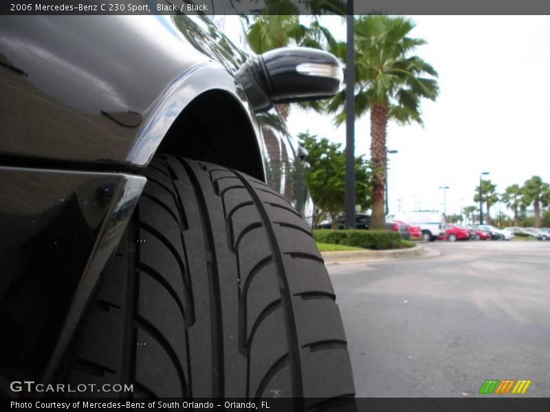 Black / Black 2006 Mercedes-Benz C 230 Sport