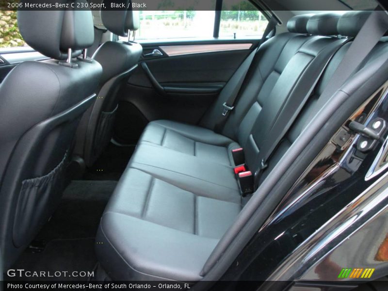 Black / Black 2006 Mercedes-Benz C 230 Sport