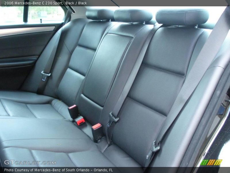 Black / Black 2006 Mercedes-Benz C 230 Sport