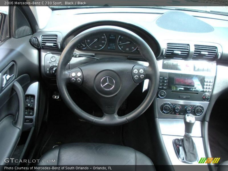 Black / Black 2006 Mercedes-Benz C 230 Sport