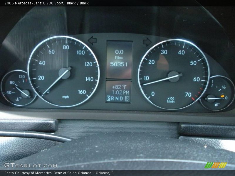 Black / Black 2006 Mercedes-Benz C 230 Sport