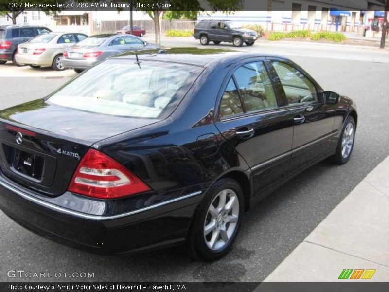Black / Stone 2007 Mercedes-Benz C 280 4Matic Luxury