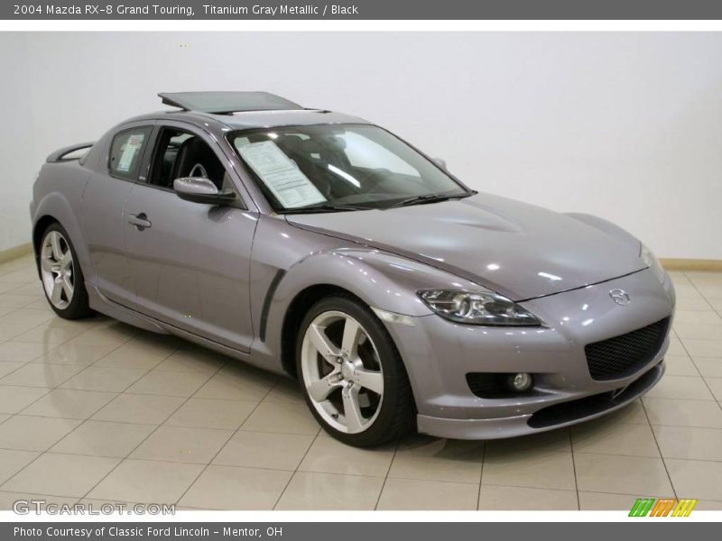 Titanium Gray Metallic / Black 2004 Mazda RX-8 Grand Touring