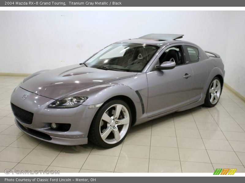 Titanium Gray Metallic / Black 2004 Mazda RX-8 Grand Touring