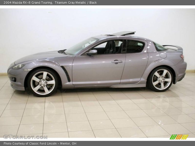 Titanium Gray Metallic / Black 2004 Mazda RX-8 Grand Touring