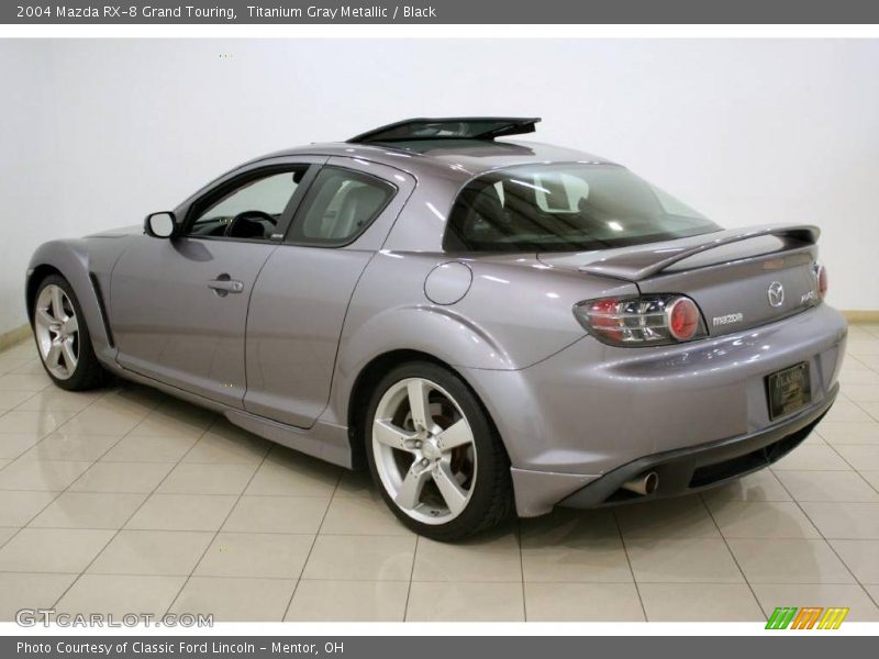 Titanium Gray Metallic / Black 2004 Mazda RX-8 Grand Touring