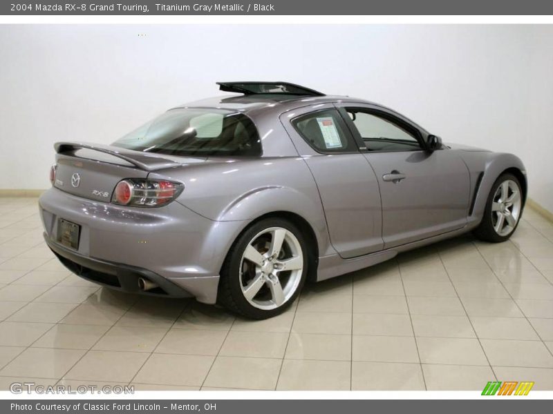 Titanium Gray Metallic / Black 2004 Mazda RX-8 Grand Touring
