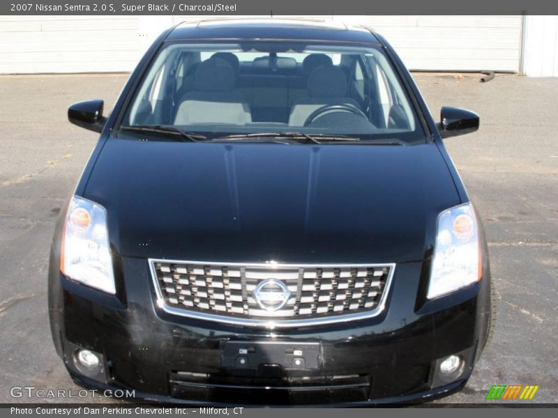 Super Black / Charcoal/Steel 2007 Nissan Sentra 2.0 S