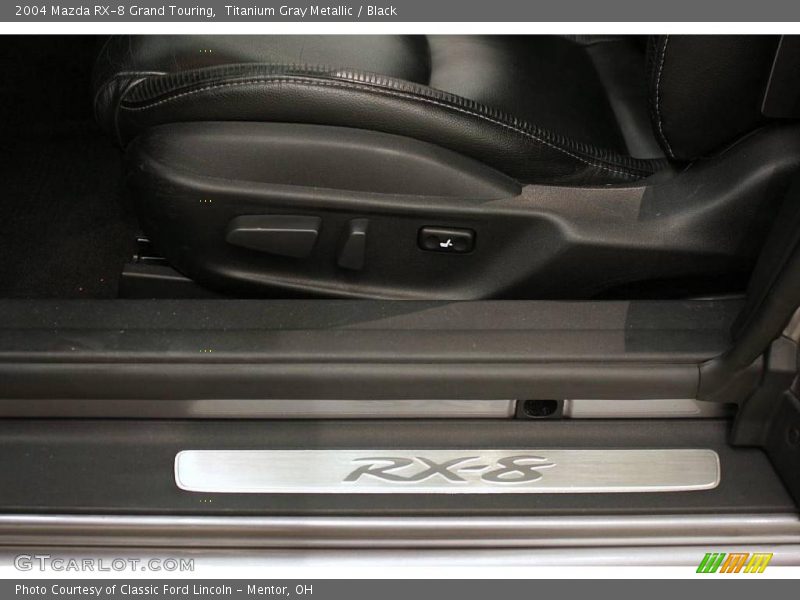 Titanium Gray Metallic / Black 2004 Mazda RX-8 Grand Touring