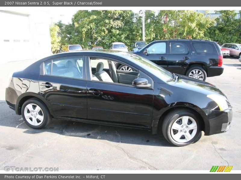 Super Black / Charcoal/Steel 2007 Nissan Sentra 2.0 S