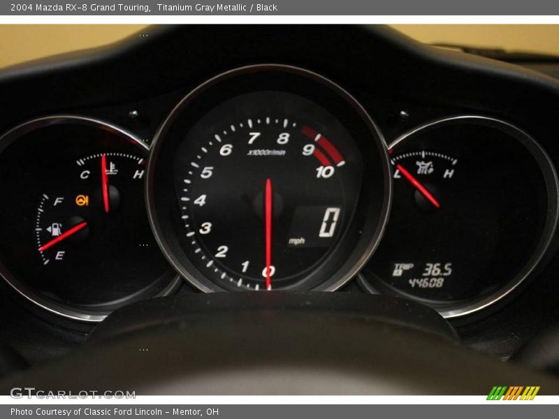 Titanium Gray Metallic / Black 2004 Mazda RX-8 Grand Touring