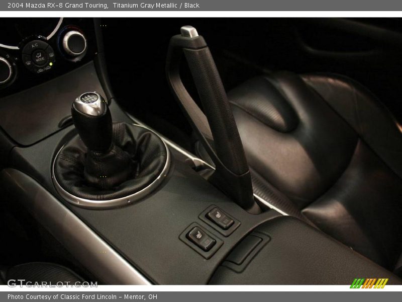 Titanium Gray Metallic / Black 2004 Mazda RX-8 Grand Touring