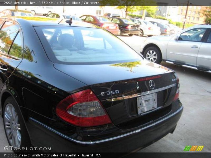 Black / Cashmere 2008 Mercedes-Benz E 350 4Matic Sedan