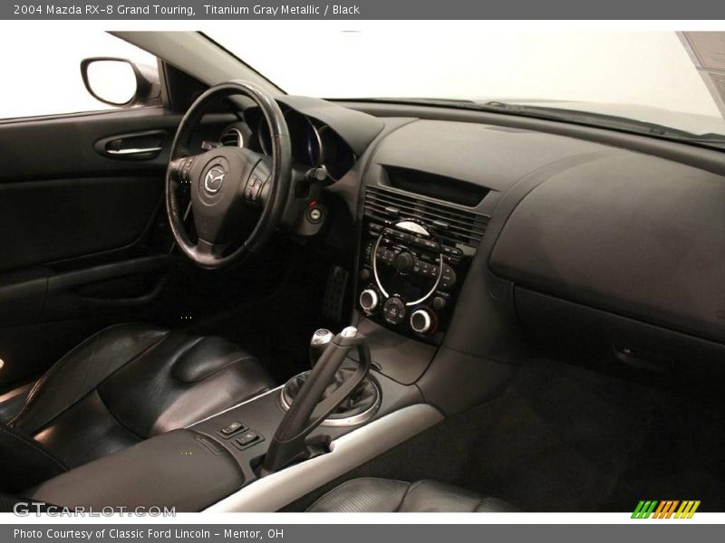 Titanium Gray Metallic / Black 2004 Mazda RX-8 Grand Touring