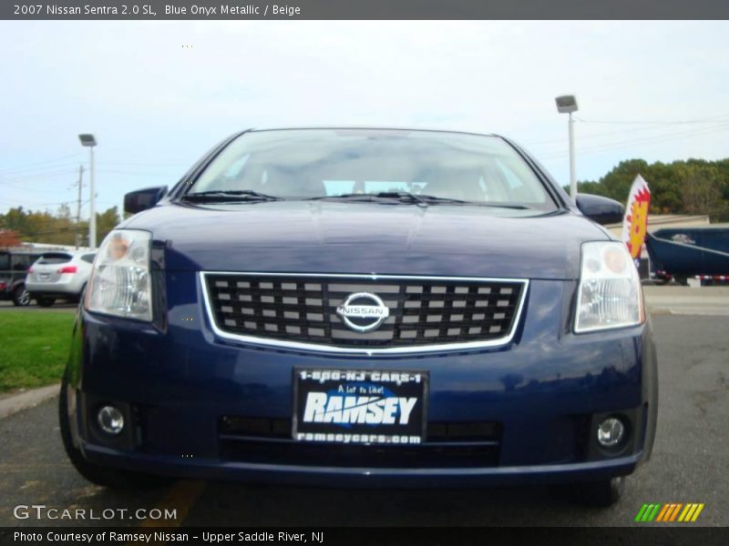 Blue Onyx Metallic / Beige 2007 Nissan Sentra 2.0 SL
