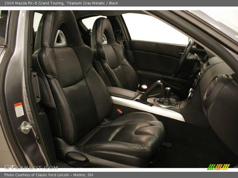 Titanium Gray Metallic / Black 2004 Mazda RX-8 Grand Touring