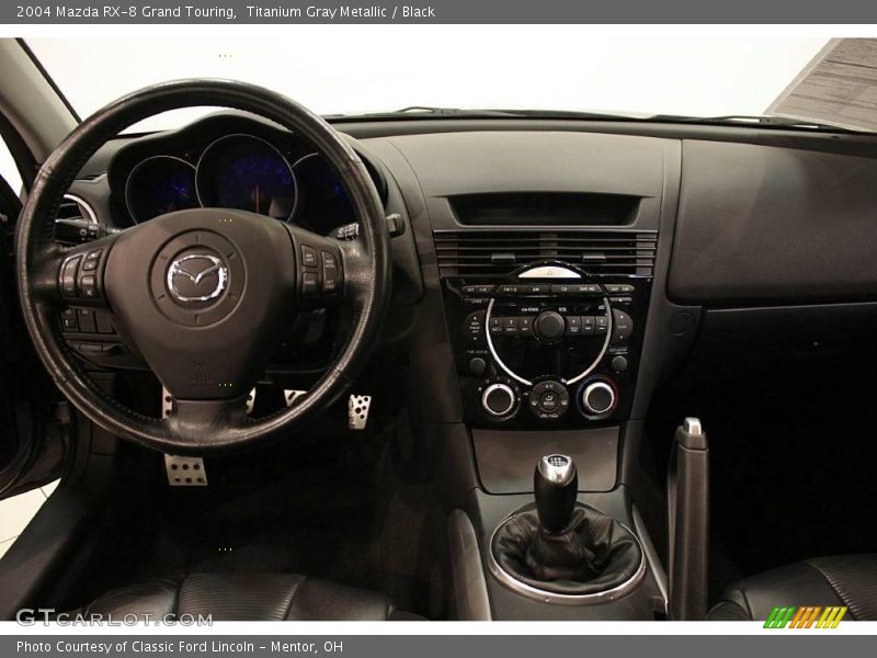 Titanium Gray Metallic / Black 2004 Mazda RX-8 Grand Touring