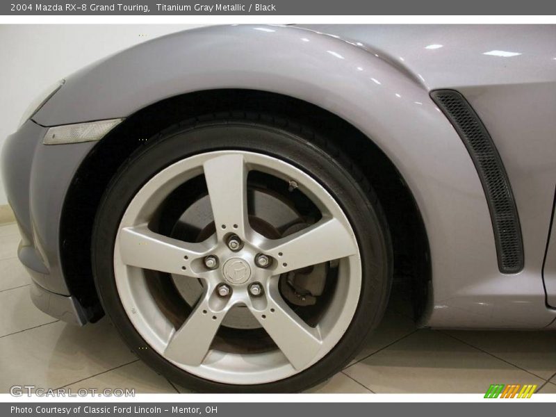 Titanium Gray Metallic / Black 2004 Mazda RX-8 Grand Touring