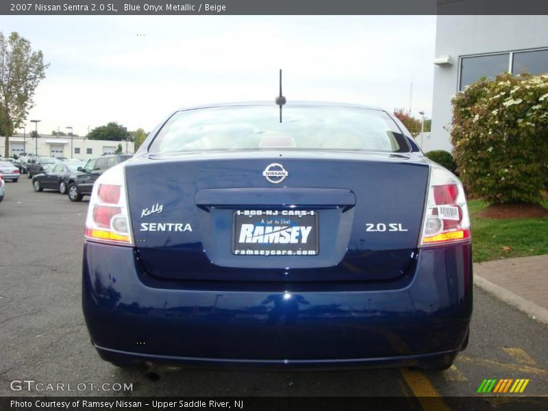 Blue Onyx Metallic / Beige 2007 Nissan Sentra 2.0 SL