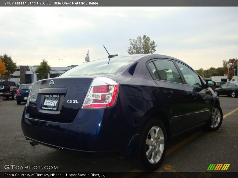 Blue Onyx Metallic / Beige 2007 Nissan Sentra 2.0 SL