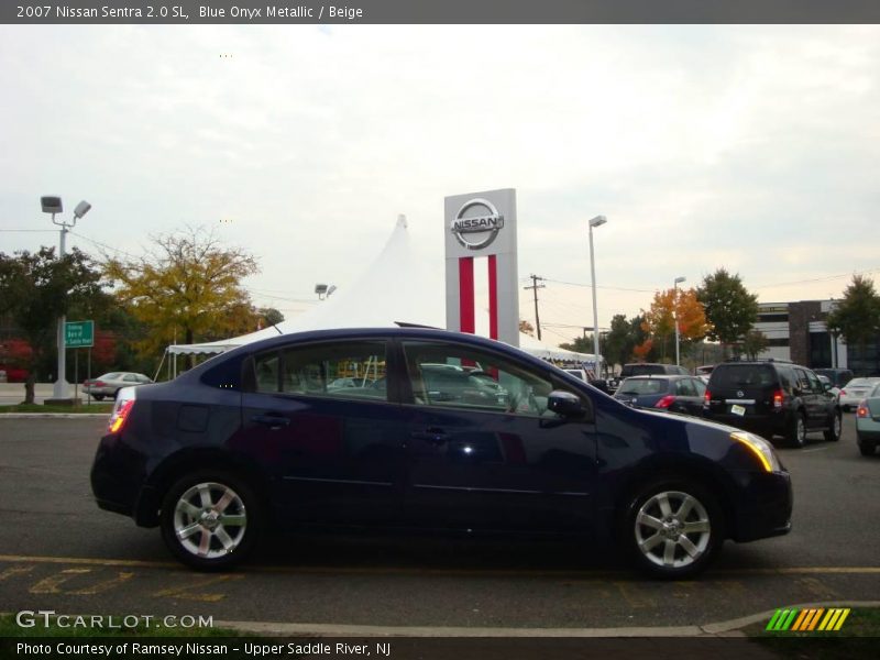 Blue Onyx Metallic / Beige 2007 Nissan Sentra 2.0 SL