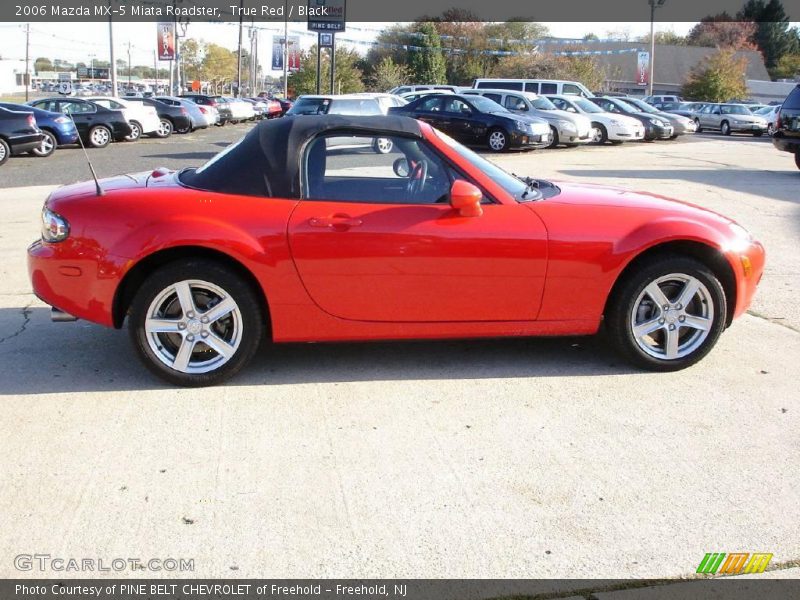 True Red / Black 2006 Mazda MX-5 Miata Roadster