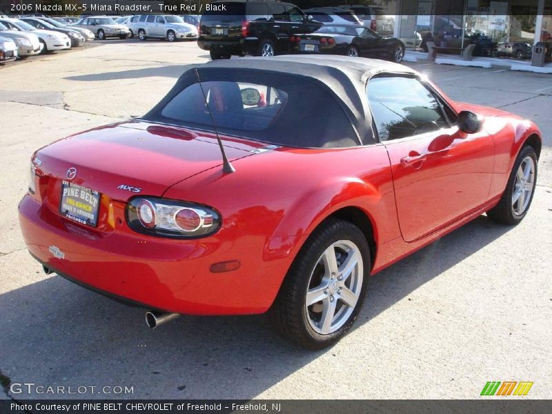 True Red / Black 2006 Mazda MX-5 Miata Roadster
