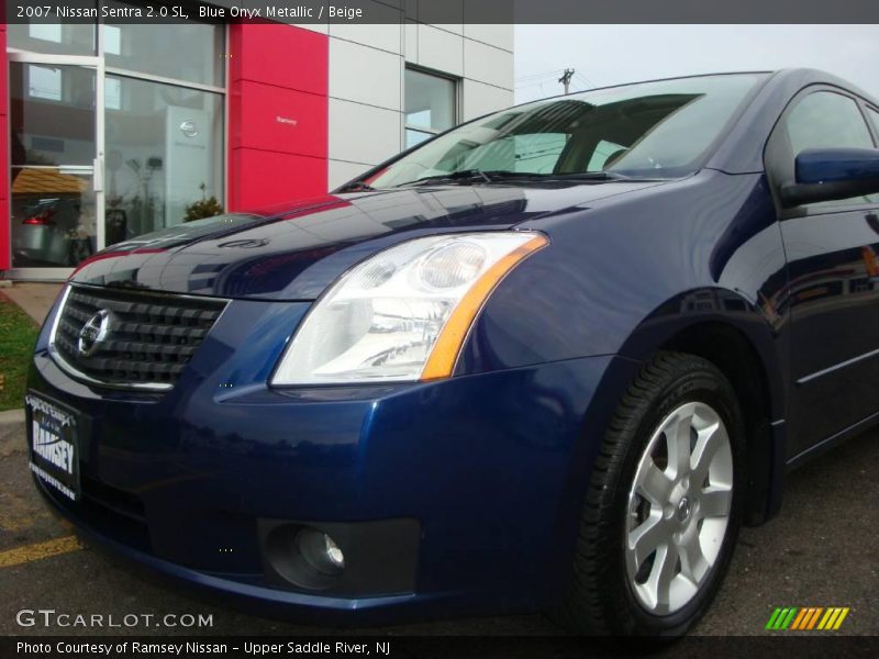 Blue Onyx Metallic / Beige 2007 Nissan Sentra 2.0 SL