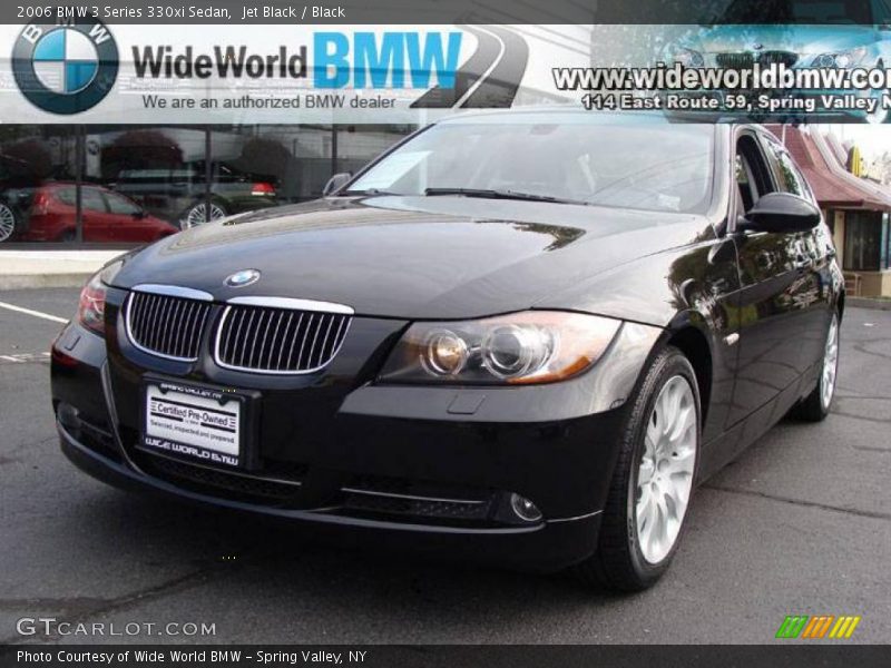 Jet Black / Black 2006 BMW 3 Series 330xi Sedan