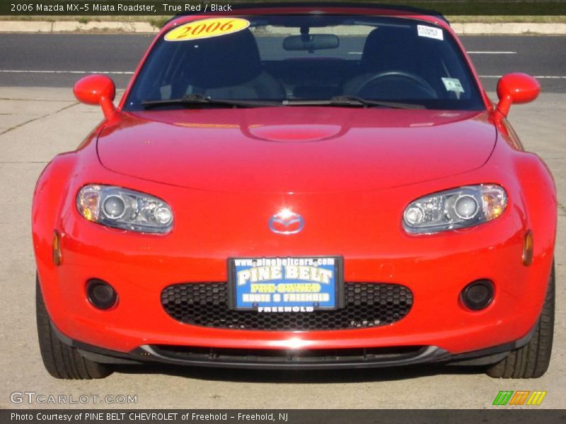 True Red / Black 2006 Mazda MX-5 Miata Roadster