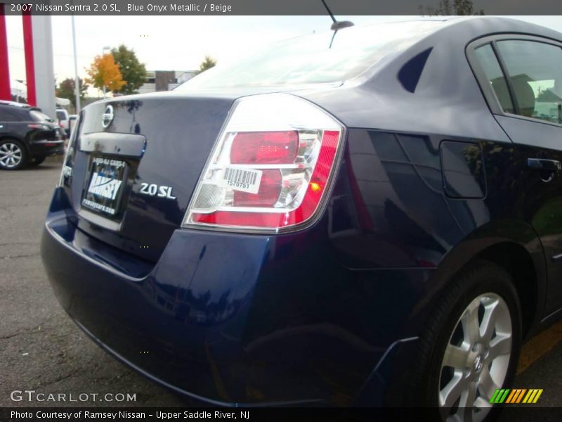 Blue Onyx Metallic / Beige 2007 Nissan Sentra 2.0 SL