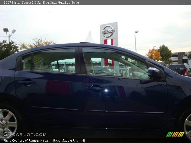 Blue Onyx Metallic / Beige 2007 Nissan Sentra 2.0 SL