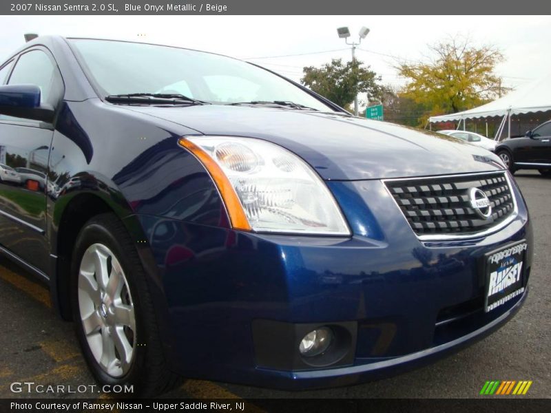 Blue Onyx Metallic / Beige 2007 Nissan Sentra 2.0 SL