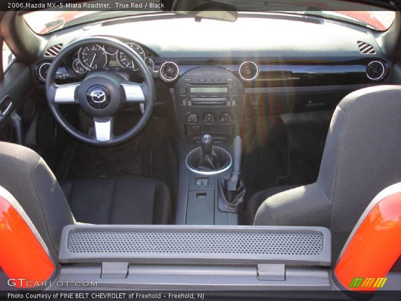 True Red / Black 2006 Mazda MX-5 Miata Roadster