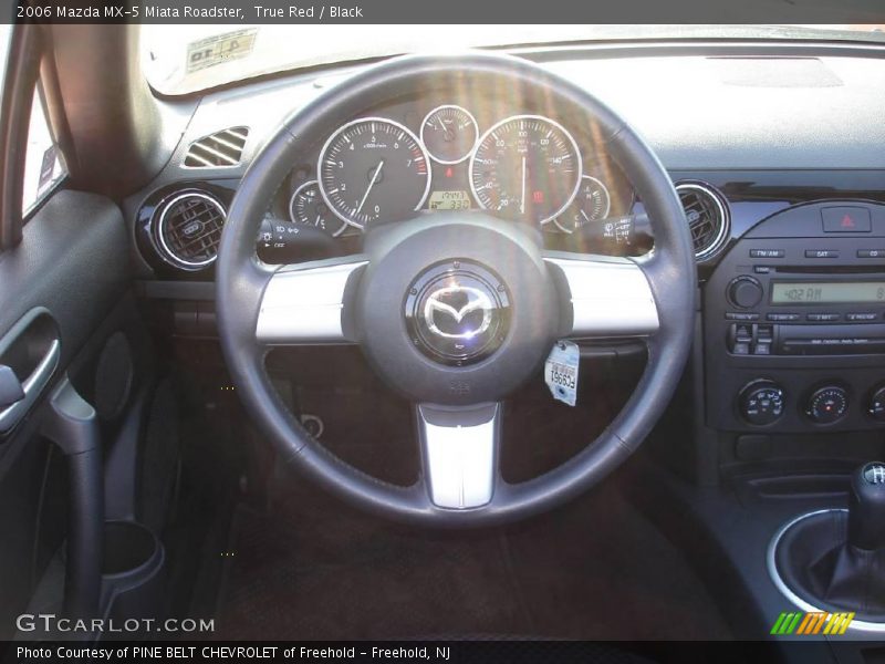 True Red / Black 2006 Mazda MX-5 Miata Roadster
