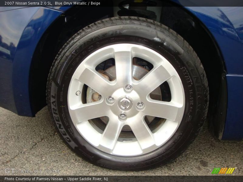 Blue Onyx Metallic / Beige 2007 Nissan Sentra 2.0 SL