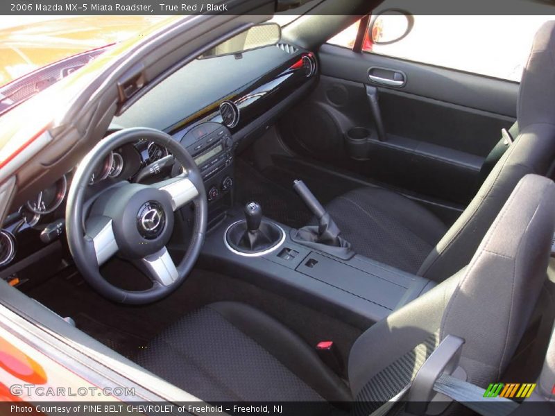 True Red / Black 2006 Mazda MX-5 Miata Roadster