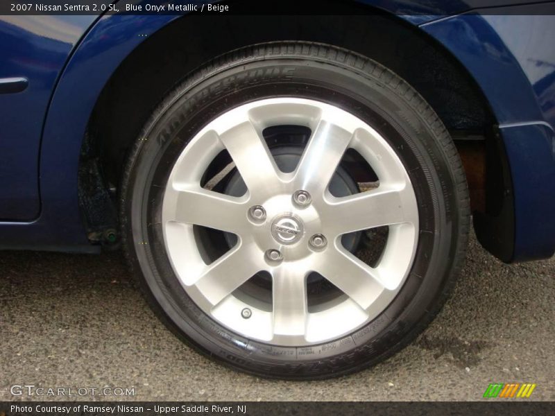 Blue Onyx Metallic / Beige 2007 Nissan Sentra 2.0 SL