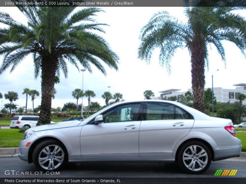 Iridium Silver Metallic / Grey/Black 2009 Mercedes-Benz C 300 Luxury