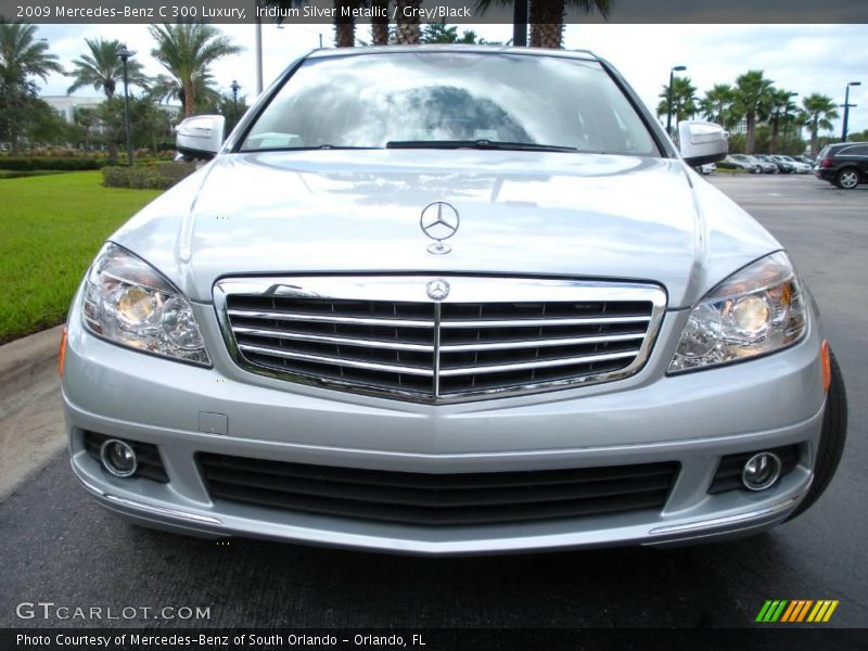 Iridium Silver Metallic / Grey/Black 2009 Mercedes-Benz C 300 Luxury